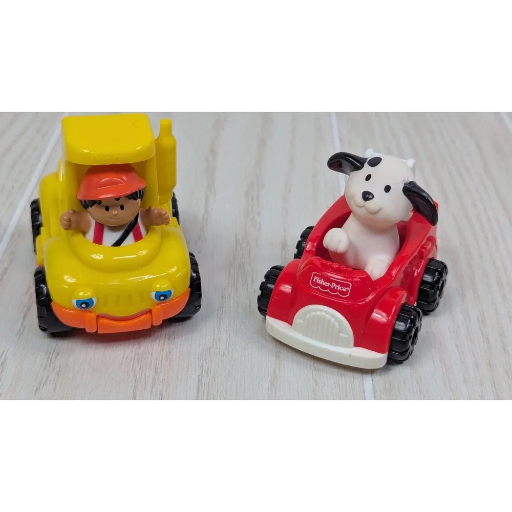 Fisher-Price Little People vintage McDonalds Van Car Plane Bus Wheelies truck